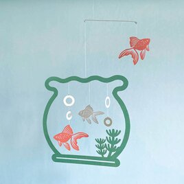 モビール「金魚B」その1の画像