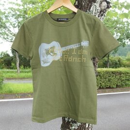 ギター＆JETRANCH Tシャツ　モスグリーンの画像