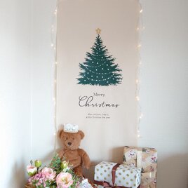 【ツリー】クリスマスタペストリー クリスマス ギフト セルフフォト もみの木の画像