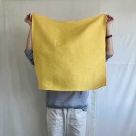 リネンの大きいハンカチ