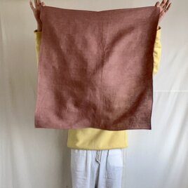リネンの大きいハンカチ