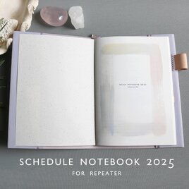 2025年4月スタート◆リピーターさま専用◇差替リラックス手帳・スケジュールNOTE ストーン付♡の画像
