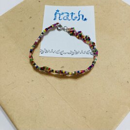 ビーズブレスレット（バラmix）