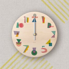 アイデアがひらめく時計_木製［掛け時計］