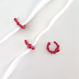 【オンライン限定セール】[イヤカフ] red-pearlの画像