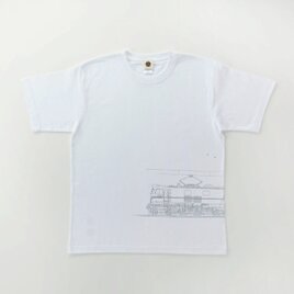 鉄道Tシャツ｜EF58-61（ White × Silver ） 鉄道グッズ ギフト 父の日 プレゼントの画像