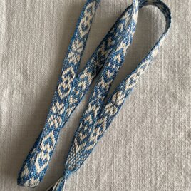 手織りの紐/ストラップ/リボン　(handwoven strap)の画像