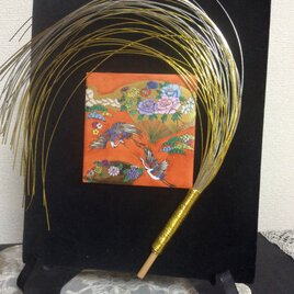 正月飾り(扇）