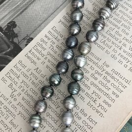 Multicolore Circle Pearl necklace OR661の画像