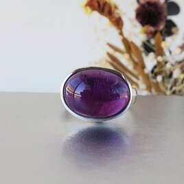 アメジストSVオープンリング-a
