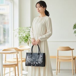 ショルダーバッグ 刺繍ショルダーバッグ ハンドバッグ 刺繍バッグ レザー 娘 誕生日 プレゼント