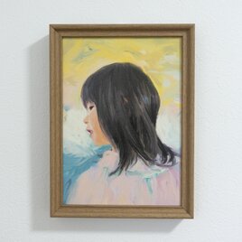 ☆オープン記念・定価の30%OFF☆ 注文絵画　デジタル画 "Sakura"　ポートレートの画像