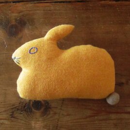 " Stickitten" rabbit loaf コットンビエラ/ イエローの画像