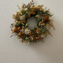 dried flower wreath○受注製作○の画像