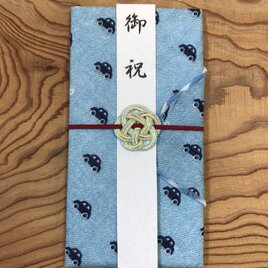 eco♡布で作ったお祝い包み