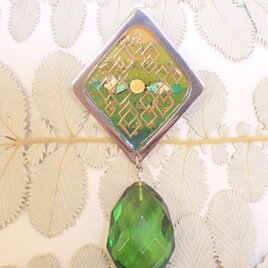 蒔絵ペンダント・ブローチ”森の精”