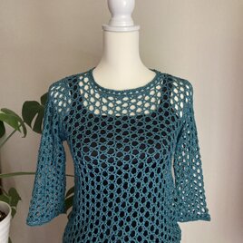 【値下げ】プルオーバー７分袖**洗濯可