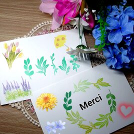 消しゴムはんこ「ボタニカル④」5個の画像