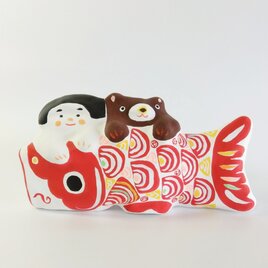 張り子　金太郎 (赤ーハ)の画像