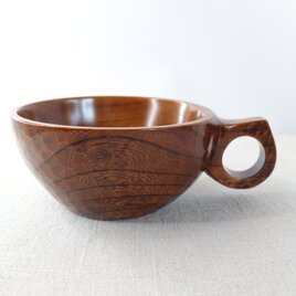 【拭き漆】欅のスープカップ【送料無料】の画像