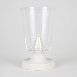 U& ：OUTOTSU （カラー：グラス・クリア / コースター・ホワイト） 凹凸 対流 グラス 吸水 消臭 抗菌 調湿の画像