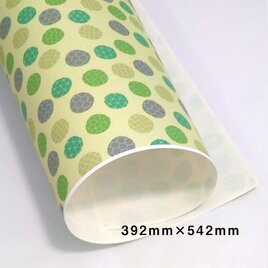 新だん紙＊melon mesh（皺紋のある高級紙・四つ切サイズ・野菜）の画像
