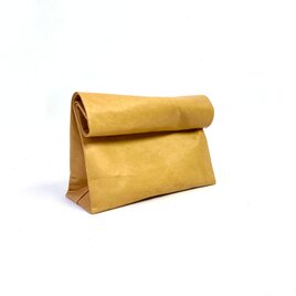KAMIBUKURO(紙 袋) Lサイズ 国内本馬革製 キャメルの画像