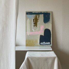 現代アート【原画】Roimos art    油絵　オーナメント 絵画 壁掛け　抽象画　インテリア　ナチュラル　の画像