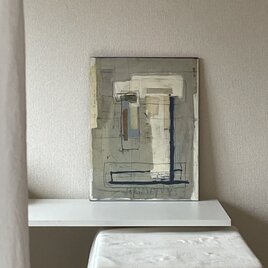 現代アート【原画】Roimos art    油絵　オーナメント 絵画 壁掛け　抽象画　インテリア　ナチュラル　個性的の画像
