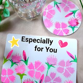 消しゴムはんこ「フレンチブルドッグ・カエ・thank you