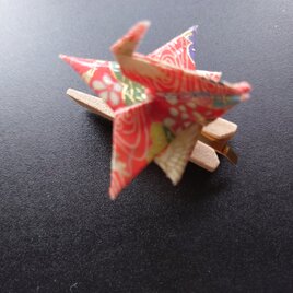 折り鶴のポニーフックの画像