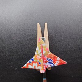 折り鶴のポニーフックの画像