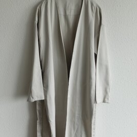 きるもの｜四 JKT｜コットンツイル ライトグレー［unisex freesize］の画像