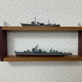 1/700 軍艦模型　駆逐艦クラス用　壁掛けラック　Oタイプの画像
