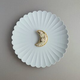 金のお月様のブローチ D　再販