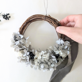 ◇初夏のリース◆紫陽花リース◇ナチュラル Flora's secret garden】夏 紫陽花のリース 生花に見える 高級