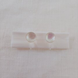 白蝶貝と水晶のヘアピン | iichi 日々の暮らしを心地よくするハンドメイドやアンティークのマーケットプレイス