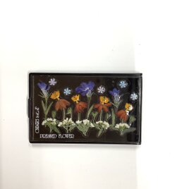 押し花コンパクトミラー（白） | iichi 日々の暮らしを心地よくする