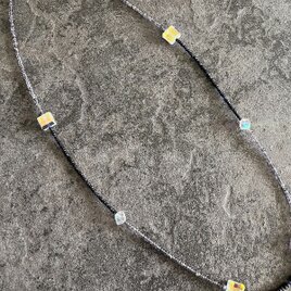 クラフト作家「結-YU-」さん創作ネックレス　クリスタルネックレスykk0175