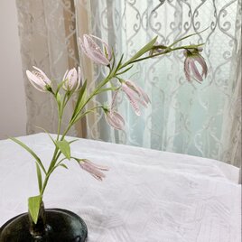 クレイの花(粘土).ホタルブクロ(花器無し)