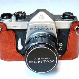 ペンタックス SP,SPF,KM,KX,K2用 カメラケース 本革 ブラウン #126の画像