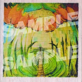 木のポストカード『花ドーム』の画像