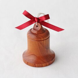 木のオーナメント　ベル　　　Keyaki