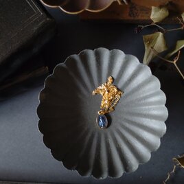 真鍮 マリア像 メダイ brass-blue ／ ペンダントの画像