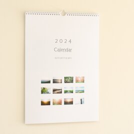 季節の壁掛けカレンダー2024の画像