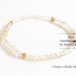 【エネルギー活性化】Citrine x Rutile Quartzの画像