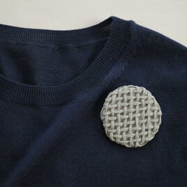 Smocking brooch・グレー①の画像