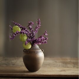 アラジン花器 /大　（金マット)　花器の画像