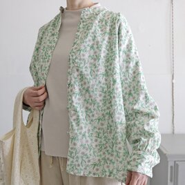 フレンチブラウス/シロツメスズラン：ホワイトの画像