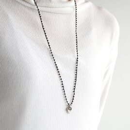 charm-top "long" pendant -Matrix opal-の画像